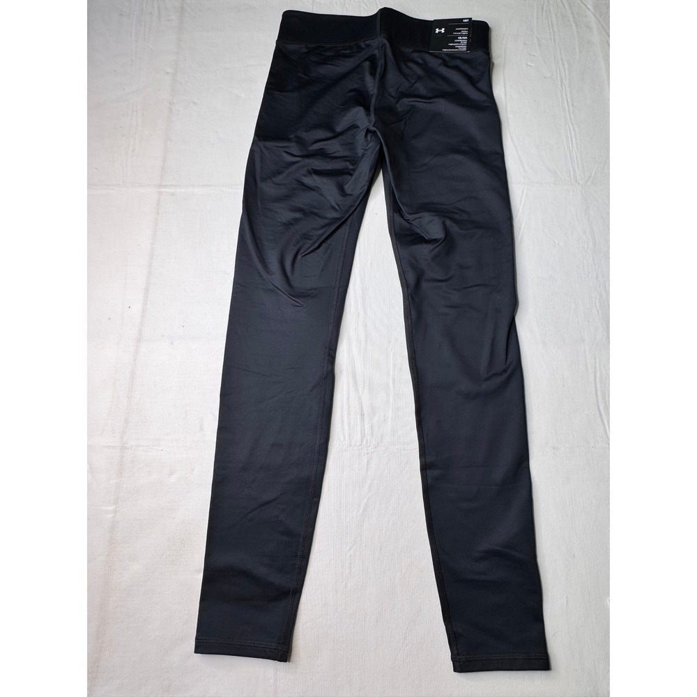 Under Armour HeatGear Compression Leggings Black Women Small Tights 1309631-001